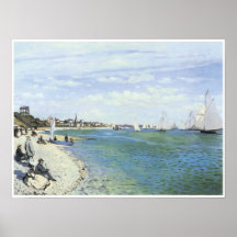 The Regatta at Sainte-Adress, 1867 Print