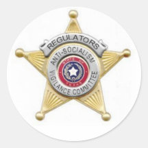 The Regulators Badge Round Sticker