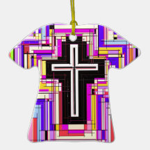 The Religious Christian Cross Christmas Tree Ornament