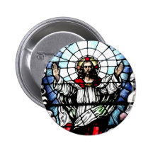 The Resurrection of our Lord (Stained Glass) Button