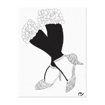 The right balance canvas print