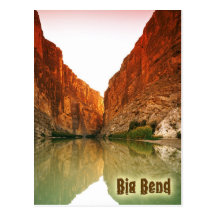 The Rio Grande, Big Bend NP, Texas Postcard