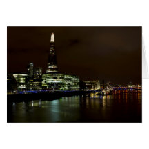 The River Thames at Night Card