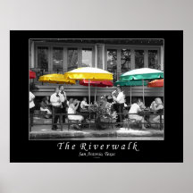 The Riverwalk in San Antonio, Texas Print
