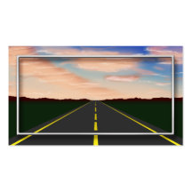 The Road Ahead Illustrated Business Cards
