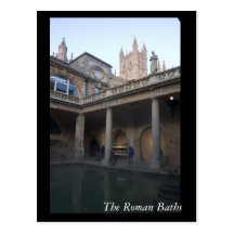 The Roman Baths, Bath, England Post Card