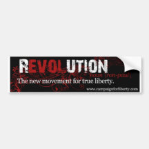 The Ron Paul Revolution Bumper Sticker