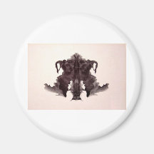 The Rorschach Test Ink Blots Plate 4 Animal Skin Magnet