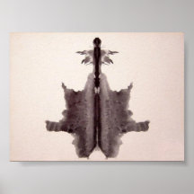 The Rorschach Test Ink Blots Plate 6 Posters