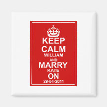 The Royal Wedding Magnet