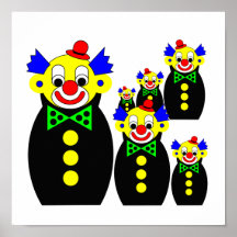 The Russian Circus Dolls Print