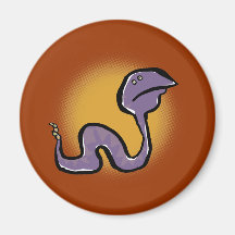 the sad rattlesnake refrigerator magnets