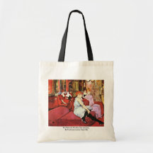 The Salon In The Rue Des Moulins Canvas Bag