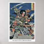 The samurai warriors by Katsukawa,Shuntei Print