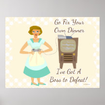 The Sassy Video Gamer 50's Housewife Posters