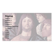The Saviour Blesses Four Apostles By Carpaccio Vit Business Cards