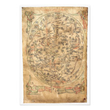 The Sawley Map Imago Mundi Honorius Augustodunensi Personalised Invite