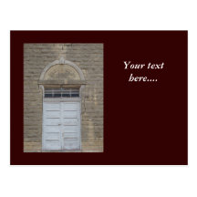 The School House Door Post Card