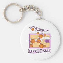 the science of basketball key chain