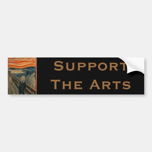 The Scream by Edvard Munch Bumper Sticker