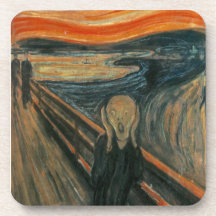 The Scream by Edvard Munch Beverage Coasters
