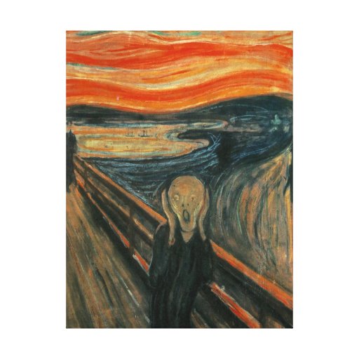 The Scream by Edvard Munch Gallery Wrap Canvas