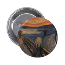 The Scream Pinback Button