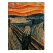 The Scream Postcard