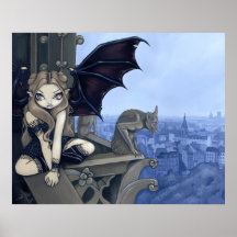 The Secret of Notre Dame gothic fairy Art Print