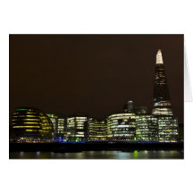 The Shard and Southbank London Greeting Cards