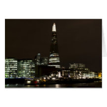 The Shard and Southbank London Greeting Cards
