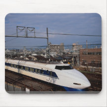The Shinkansen or Bullet Train, Kyoto, Japan Mouse Pads
