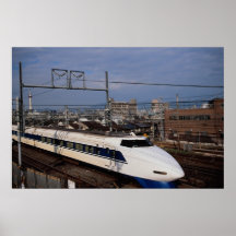 The Shinkansen or Bullet Train, Kyoto, Japan Print