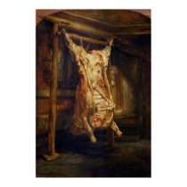 The Slaughtered Ox, 1655 posters