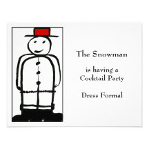 The Snowman Invitation