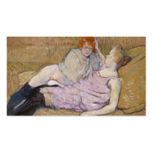 The Sofa - Henri de Toulouse-Lautrec Business Cards