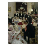 The Soiree, c.1880 Greeting Card