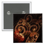 The Sound of Music Abstract Art Button (square)