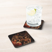 The Sound of Music Abstract Art Cork Coaster