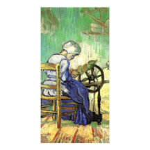 The Spinner by Vincent van Gogh Photo Card