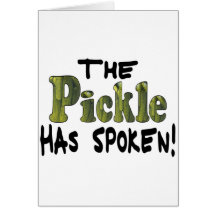 The Spoken Pickle Greeting Cards