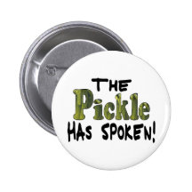 The Spoken Pickle Pinback Button