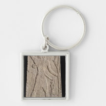 The storm-god Baal with a thunderbolt Key Chain