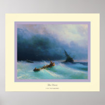 The Storm~ Ivan Aivazovsky Poster