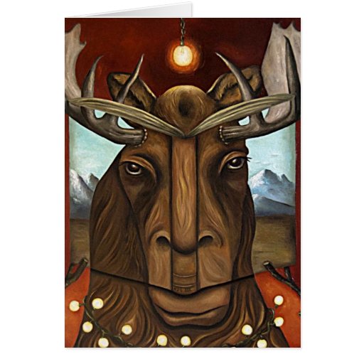 The Story of Moose Greeting Card