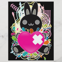 The stuffed toy of the rabbit flyers