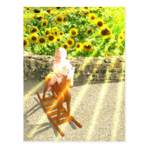 The Sun Tarot Card Art Post Cards