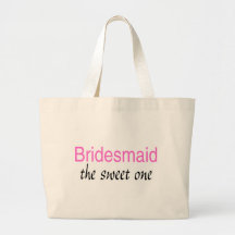 The Sweet One (Bridesmaid) Canvas Bags
