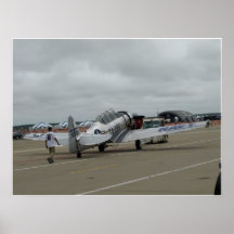 The T-6 "Texan" of Bill Leff. Poster
