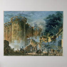 The Taking of the Bastille, 14th July 1789 Poster